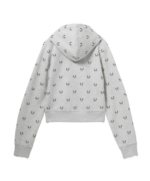 APEE BY A BATHING APE(エイピーバイアベイシングエイプ)の「MILO PD HOODED ZIP UP SWEAT(パーカー・レディース・グレー/レッド・X-SMALL/SMALL)」の3枚目の写真