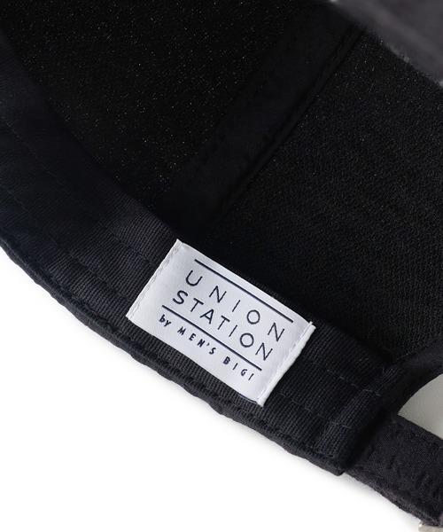 UNION STATION（ユニオンステーション）の「シアサッカー6パネルキャップ（キャップ・メンズ・ブラック/ホワイト×ネイビー・FREE）」の18枚目の写真