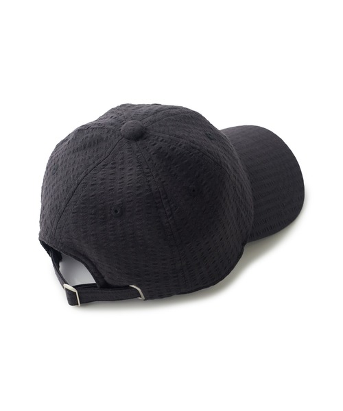 UNION STATION（ユニオンステーション）の「シアサッカー6パネルキャップ（キャップ・メンズ・ブラック/ホワイト×ネイビー・FREE）」の16枚目の写真