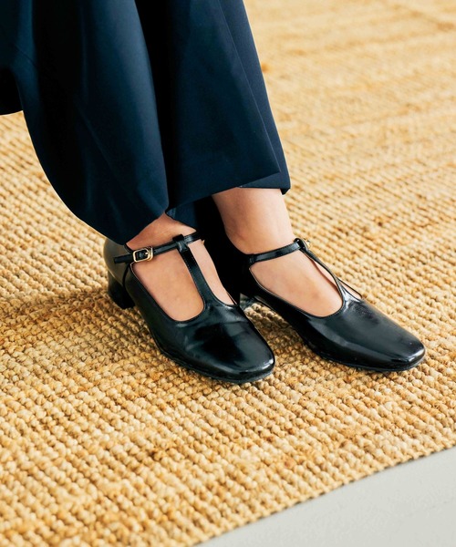 GLOBAL WORK（グローバルワーク）の「菅谷梨沙子さんコラボ/Tストラップパンプス/643219（パンプス・レディース・ブラック・LARGE/MEDIUM）」の5枚目の写真