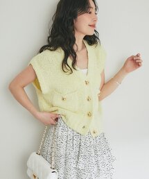 セール】【愛されニット】スポンディッシュ2WAYクロップドカーディガン