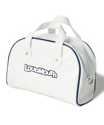 LOUDMOUTH/ラウドマウス ゴルフウェア エナメル調 合成皮革 ロゴ ハンドバッグ カートバッグ