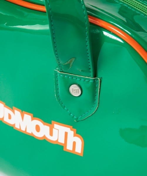 Loudmouth(ラウドマウス)の「LOUDMOUTH/ラウドマウス ゴルフウェア エナメル調 合成皮革 ロゴ ハンドバッグ カートバッグ(ハンドバッグ・レディース・グリーン/ネイビー/イエロー/オレンジ/オフホワイト・FREE)」の16枚目の写真