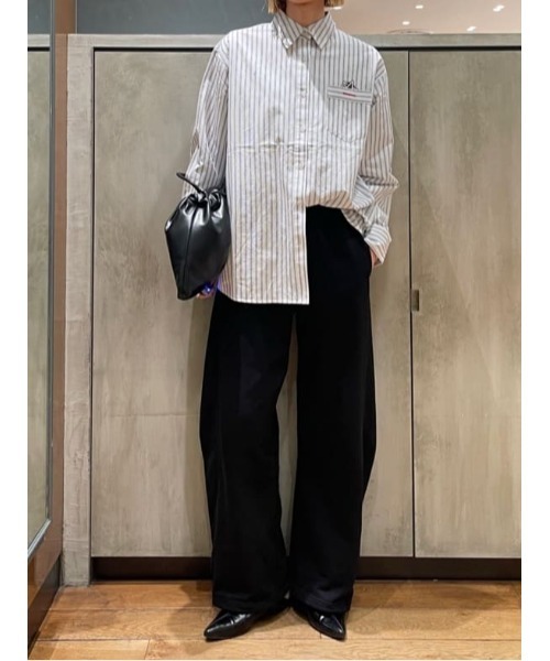 SLY(スライ)の「ESQWE COTTON LOOSE SHTHROW エスクェコットンルーズシャツ 春服(シャツ/ブラウス・レディース・ホワイト系その他2/ライトブルー・FREE)」の19枚目の写真