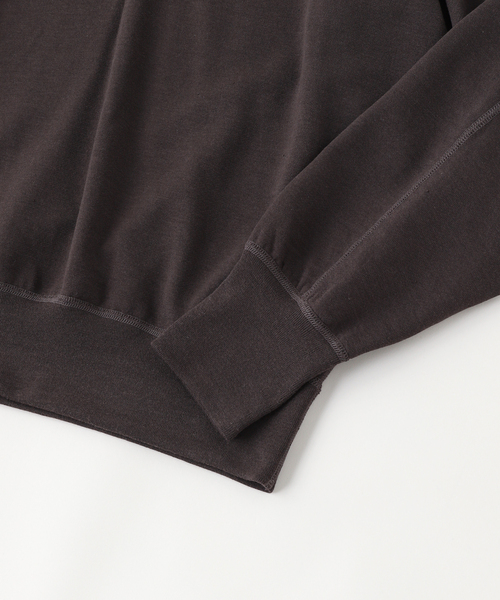 Product Twelve(プロダクトトゥエルブ)の「Product Twelve(プロダクトトゥエルブ)Super 140's Melino Wool Half Zip(その他アウター・メンズ・ブラウン・2/1)」の3枚目の写真