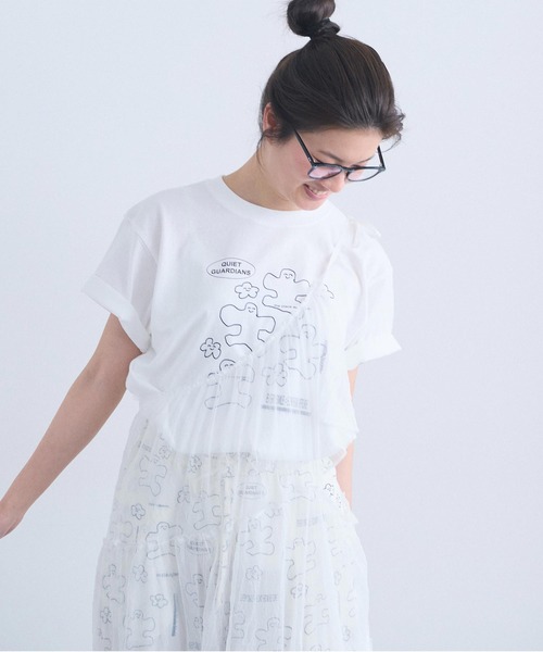 I am I in fact...（アイアムアイインファクト）の「GARDIANS TEE（Tシャツ/カットソー・レディース・ホワイト・FREE）」の18枚目の写真