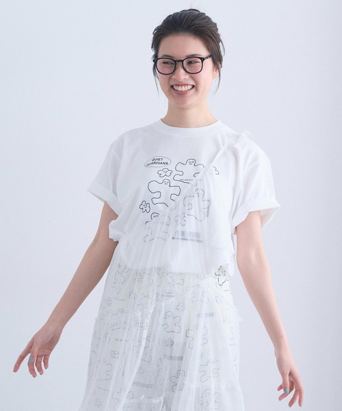 I am I in fact...（アイアムアイインファクト）の「GARDIANS TEE（Tシャツ/カットソー・レディース・ホワイト・FREE）」の17枚目の写真