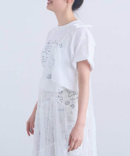 I am I in fact...（アイアムアイインファクト）の「GARDIANS TEE（Tシャツ/カットソー・レディース・ホワイト・FREE）」の19枚目の写真