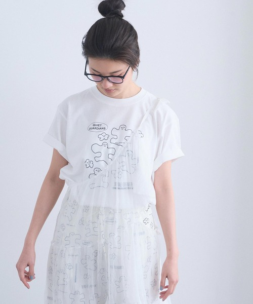 I am I in fact...（アイアムアイインファクト）の「GARDIANS TEE（Tシャツ/カットソー・レディース・ホワイト・FREE）」の20枚目の写真