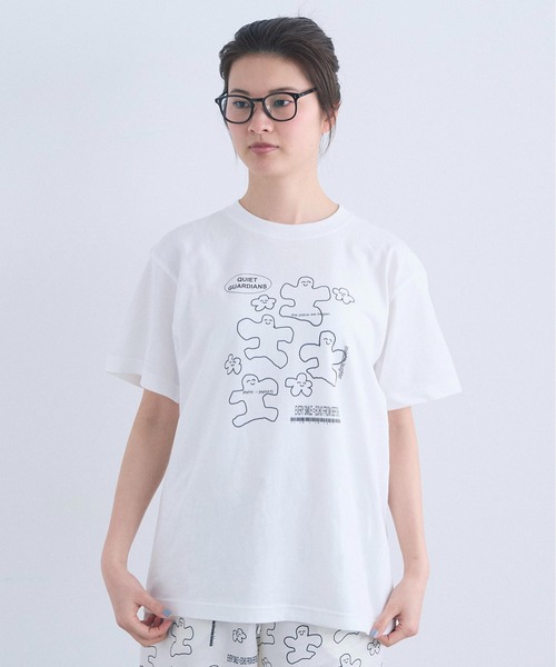 I am I in fact...（アイアムアイインファクト）の「GARDIANS TEE（Tシャツ/カットソー・レディース・ホワイト・FREE）」の2枚目の写真