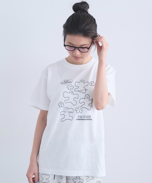 I am I in fact...（アイアムアイインファクト）の「GARDIANS TEE（Tシャツ/カットソー・レディース・ホワイト・FREE）」の3枚目の写真