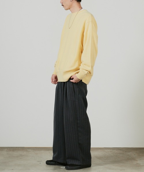 superNova.(スーパーノヴァ)の「superNova. Cashmere big sweater / SN-192C(ニット/セーター・メンズ・イエロー・M)」の10枚目の写真