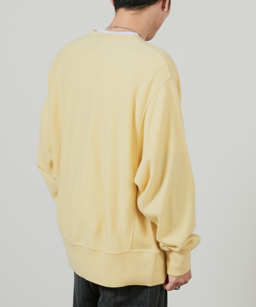 superNova.(スーパーノヴァ)の「superNova. Cashmere big sweater / SN-192C(ニット/セーター・メンズ・イエロー・M)」の6枚目の写真