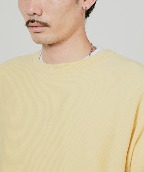 superNova.(スーパーノヴァ)の「superNova. Cashmere big sweater / SN-192C(ニット/セーター・メンズ・イエロー・M)」の13枚目の写真