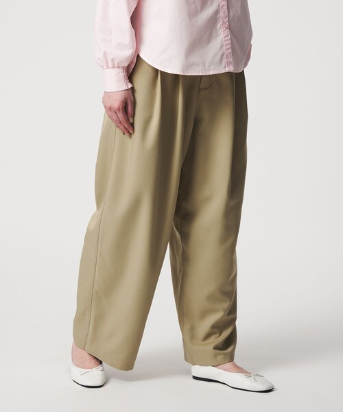 A DAY IN THE LIFE UNITED ARROWS(アデイインザライフユナイテッドアローズ)の「ツイル バルーンパンツ <A DAY IN THE LIFE>(チノパンツ・レディース・オリーブ/ベージュ/ネイビー・S/M)」の2枚目の写真
