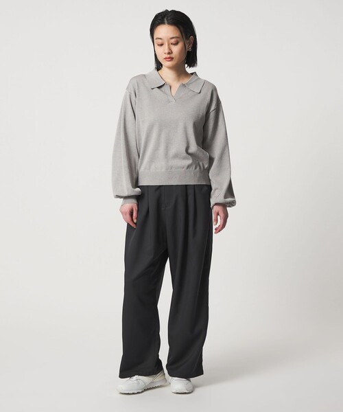 A DAY IN THE LIFE UNITED ARROWS(アデイインザライフユナイテッドアローズ)の「ツイル バルーンパンツ <A DAY IN THE LIFE>(チノパンツ・レディース・オリーブ/ベージュ/ネイビー・S/M)」の7枚目の写真