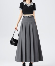 AMAJI（アマジ）の「プリーツロングスカート（スカート）」