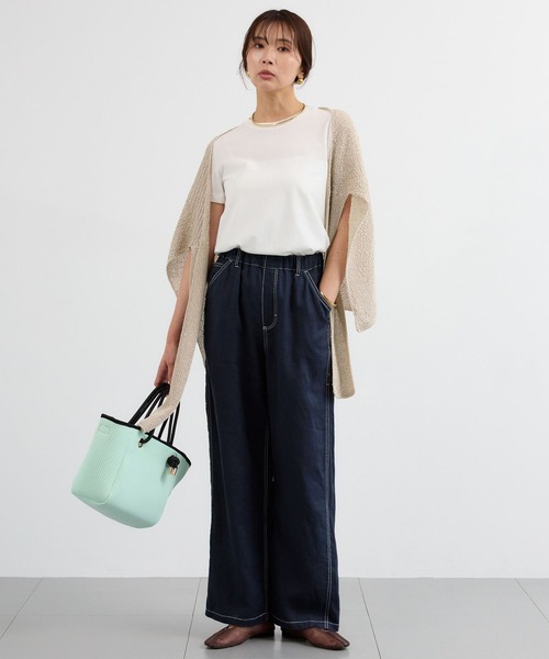 BARNYARDSTORM（バンヤードストーム）の「BARNYARDSTORM / ペーパーヤーンマルチストール（ストール/ショール・レディース・ベージュ・FREE）」の12枚目の写真