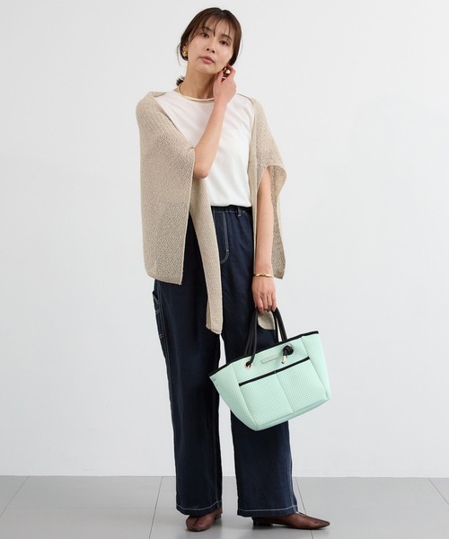 BARNYARDSTORM（バンヤードストーム）の「BARNYARDSTORM / ペーパーヤーンマルチストール（ストール/ショール・レディース・ベージュ・FREE）」の13枚目の写真