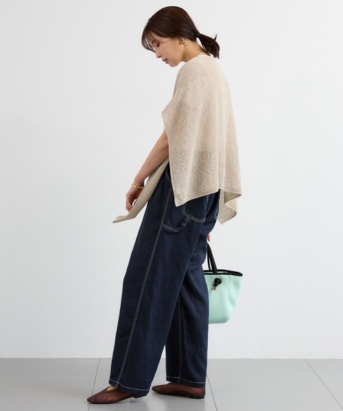 BARNYARDSTORM（バンヤードストーム）の「BARNYARDSTORM / ペーパーヤーンマルチストール（ストール/ショール・レディース・ベージュ・FREE）」の14枚目の写真