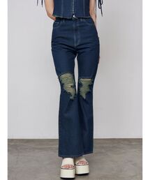 EMODA | クラッシュフレアデニム(デニムパンツ)