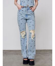 EMODA | クラッシュフレアデニム(デニムパンツ)