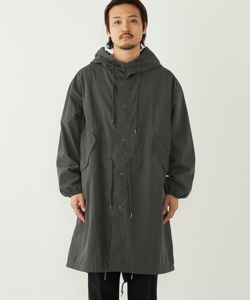 SHIPS Colors別注】Rain-Stuff:〈撥水・洗濯機可能〉フード コート