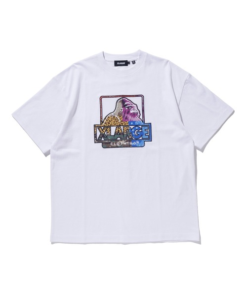XLARGE(エクストララージ)の「MIX OG S/S TEE(Tシャツ/カットソー・メンズ・ホワイト/グリーン/ブラック・S/M/L/XL)」の2枚目の写真