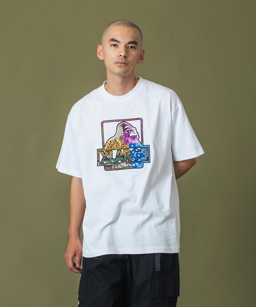 XLARGE(エクストララージ)の「MIX OG S/S TEE(Tシャツ/カットソー・メンズ・ホワイト/グリーン/ブラック・S/M/L/XL)」の6枚目の写真