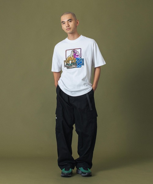 XLARGE(エクストララージ)の「MIX OG S/S TEE(Tシャツ/カットソー・メンズ・ホワイト/グリーン/ブラック・S/M/L/XL)」の7枚目の写真