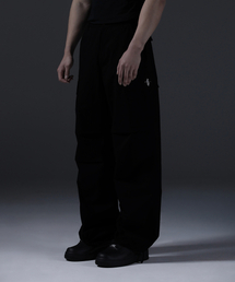 CARMID（カミド）の「グローリー ワイドカーブドパラシュートカーゴパンツ[ブラック]（スウェットパンツ）」