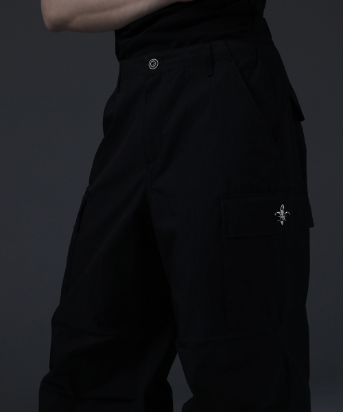 CARMID（カミド）の「グローリー ワイドカーブドパラシュートカーゴパンツ[ブラック]（スウェットパンツ・メンズ・その他・1/2/3）」の11枚目の写真
