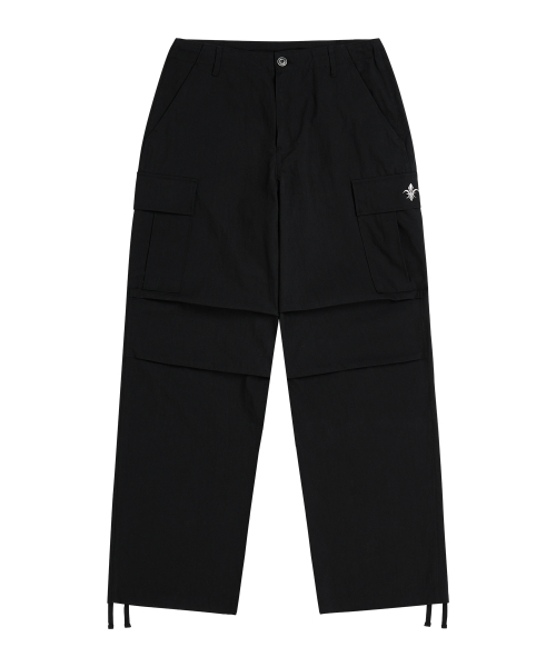 CARMID（カミド）の「グローリー ワイドカーブドパラシュートカーゴパンツ[ブラック]（スウェットパンツ・メンズ・その他・1/2/3）」の5枚目の写真