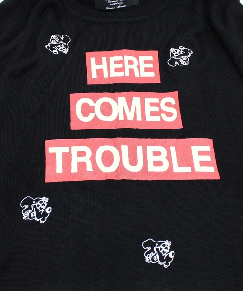 RNA(アールエヌエー)の「K2167 カムズロゴプリントセーター(ニット/セーター・レディース・キャメル/ブラック/アイボリー・MEDIUM)」の18枚目の写真