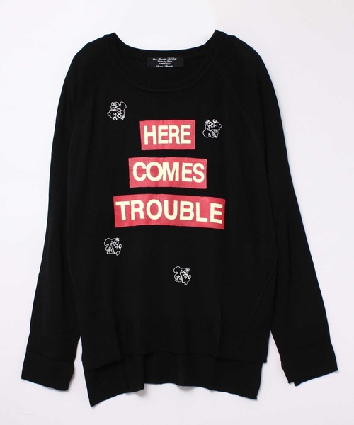 RNA(アールエヌエー)の「K2167 カムズロゴプリントセーター(ニット/セーター・レディース・キャメル/ブラック/アイボリー・MEDIUM)」の21枚目の写真