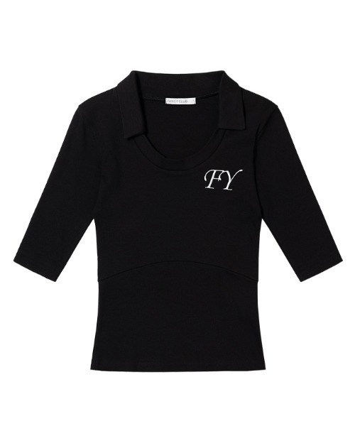 FANCY CLUB(ファンシークラブ)の「A'GEM/9 × .kom 『FANCY CLUB/ファンシークラブ』SOFT FANCY COLLAR TOP/ソフトファンシーカラートップス(Tシャツ/カットソー・レディース・ブルー/ブラック/ピンク・FREE)」の22枚目の写真