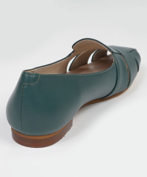 BARCLAY(バークレー)の「BARCLAY(バークレー)グルカカッターシューズ(パンプス・レディース・ブラック/アイボリー/シルバー/グリーン・22cm/22.5cm/23cm/23.5cm/24cm/24.5cm)」の18枚目の写真