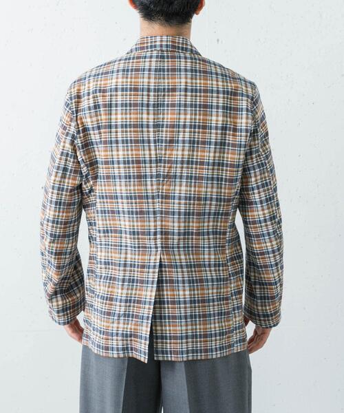 BROOKS BROTHERS（ブルックスブラザーズ）の「BROOKS BROTHERS　MADRAS 3PPKT JACKET（その他アウター・メンズ・ベージュ系その他・MEDIUM/LARGE）」の4枚目の写真