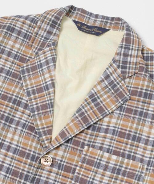 BROOKS BROTHERS（ブルックスブラザーズ）の「BROOKS BROTHERS　MADRAS 3PPKT JACKET（その他アウター・メンズ・ベージュ系その他・MEDIUM/LARGE）」の6枚目の写真