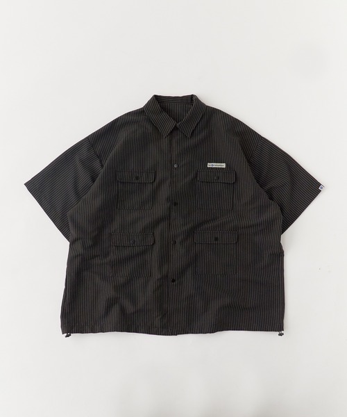 OK YESTERDAY（オッケーイエスタデイ）の「OK YESTERDAY / オーケー イエスタデイ ショートスリーブ ユーティリティシャツ / SHORT-SLEEVE UTILITY SHIRT 2026年 夏 夏服（シャツ/ブラウス・レディース・ブルー/ブラック系その他/カーキ/ブラック/ネイビー・M/L）」の15枚目の写真