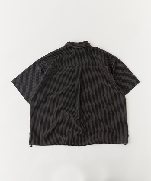 OK YESTERDAY（オッケーイエスタデイ）の「OK YESTERDAY / オーケー イエスタデイ ショートスリーブ ユーティリティシャツ / SHORT-SLEEVE UTILITY SHIRT 2026年 夏 夏服（シャツ/ブラウス・レディース・ブルー/ブラック系その他/カーキ/ブラック/ネイビー・M/L）」の16枚目の写真