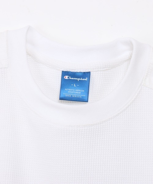 Champion(チャンピオン)の「チャンピオン SHORT SLEEVE T-SHIRT(Tシャツ/カットソー・メンズ・ネイビー/ホワイト・M/L/LL)」の9枚目の写真