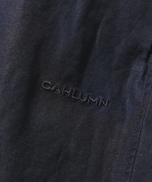 CAHLUMN（カウラム）の「CAHLUMN/カウラム Cotton Linen 2 Tuck Chino Pant/コットン リネン タックパンツ（チノパンツ・メンズ・ベージュ/ネイビー・LARGE/X-LARGE/MEDIUM/XX-LARGE）」の6枚目の写真
