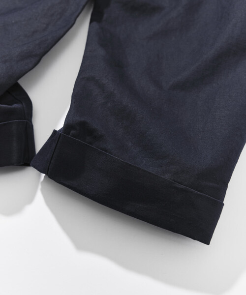 CAHLUMN（カウラム）の「CAHLUMN/カウラム Cotton Linen 2 Tuck Chino Pant/コットン リネン タックパンツ（チノパンツ・メンズ・ベージュ/ネイビー・LARGE/X-LARGE/MEDIUM/XX-LARGE）」の11枚目の写真
