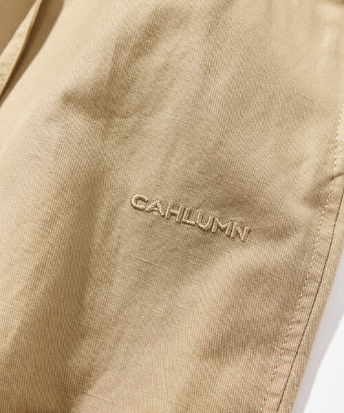 CAHLUMN（カウラム）の「CAHLUMN/カウラム Cotton Linen 2 Tuck Chino Pant/コットン リネン タックパンツ（チノパンツ・メンズ・ベージュ/ネイビー・LARGE/X-LARGE/MEDIUM/XX-LARGE）」の15枚目の写真