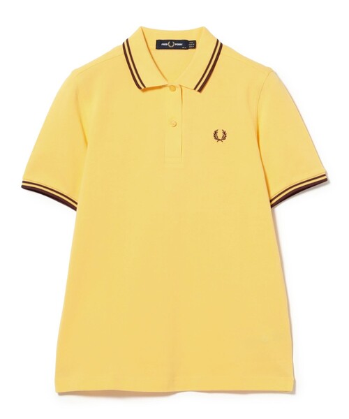 FRED PERRY(フレッドペリー)の「FRED PERRY / ツイン ティップド ポロシャツ(ポロシャツ・レディース・ネイビー/ブラック/ホワイト/サックスブルー/イエロー・10/8)」の6枚目の写真