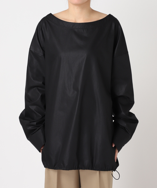 CITYSHOP(シティーショップ)の「CHINTS LONG SLEEVE:ブラウス(シャツ/ブラウス・レディース・ブルー系その他/ブラック・FREE)」の20枚目の写真