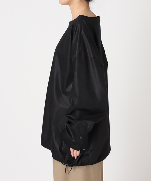 CITYSHOP(シティーショップ)の「CHINTS LONG SLEEVE:ブラウス(シャツ/ブラウス・レディース・ブルー系その他/ブラック・FREE)」の21枚目の写真