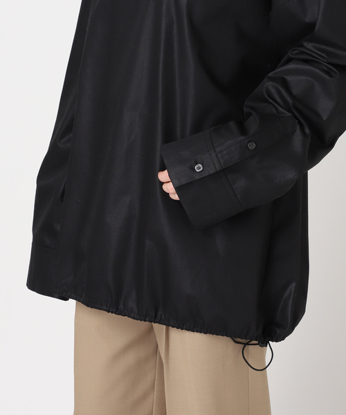 CITYSHOP(シティーショップ)の「CHINTS LONG SLEEVE:ブラウス(シャツ/ブラウス・レディース・ブルー系その他/ブラック・FREE)」の6枚目の写真