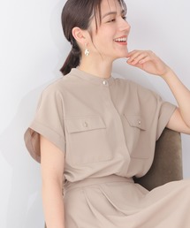 【美冷・接触冷感】ポケット付ブラウス